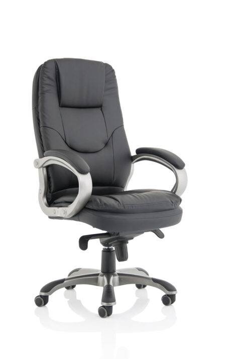 Oscar High Back Black Executive Office Chair with Arms