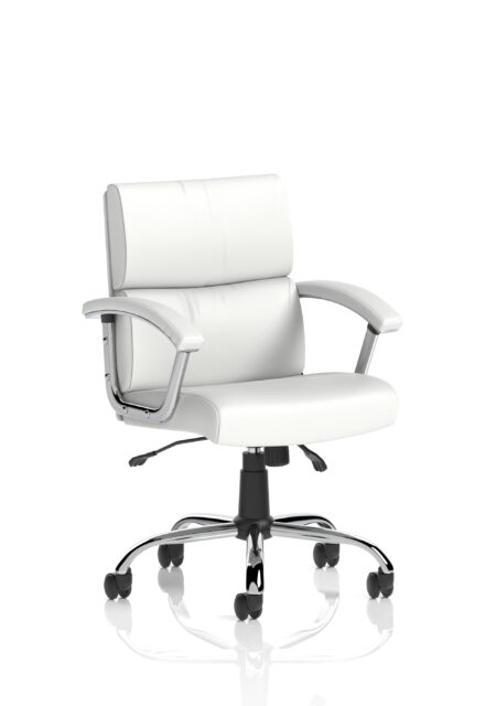 Desire Medium Back Leather Executive Office Chair with Arms