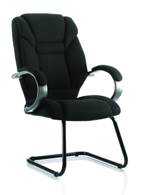 Galloway High Back Cantilever Visitor Chair with Arms