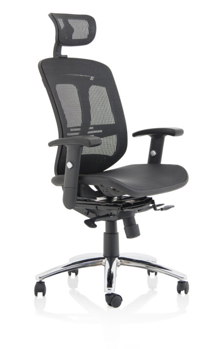 Mirage II Mesh Back Task Operator Office Chair with Height Adjustable Arms