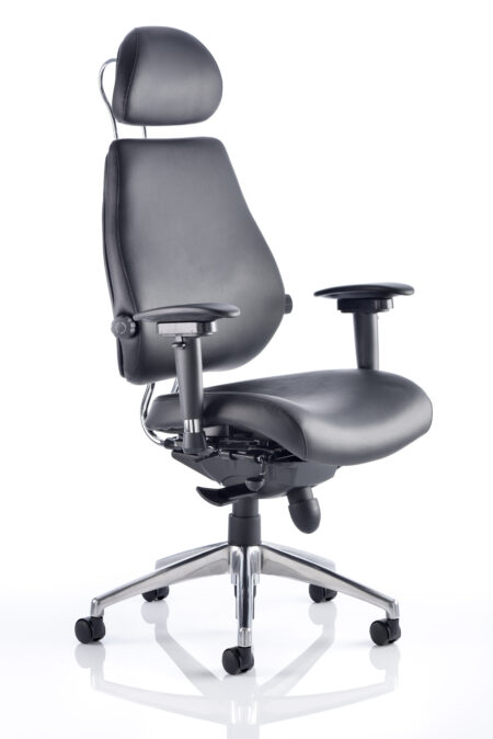 Chiro Plus Ultimate High Back Ergonomic Posture Chair with Arms and Headrest