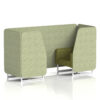 Rivet - Burnish Panels And Olive Sofa