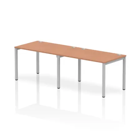 Impulse Single Row Bench Desk - 2 Person