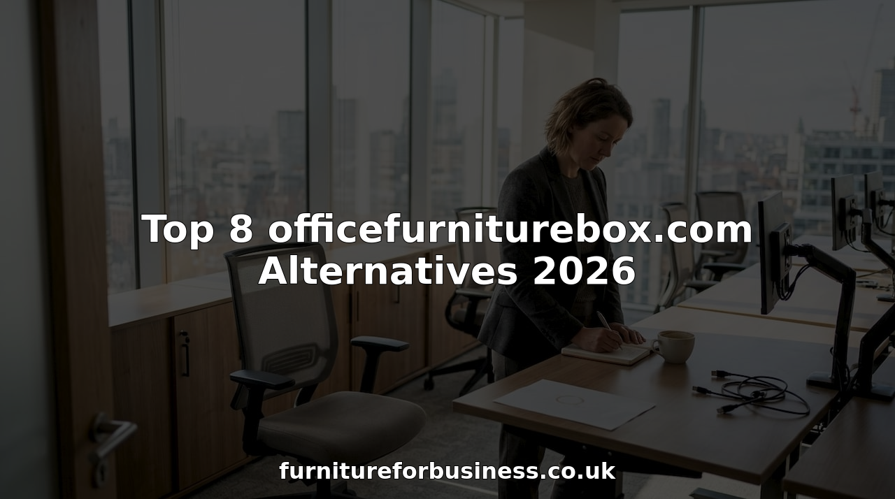 Business owner reviews office furniture choices