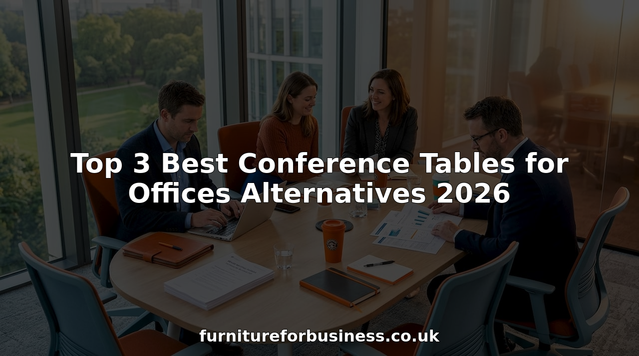 Office employees collaborating around large conference table