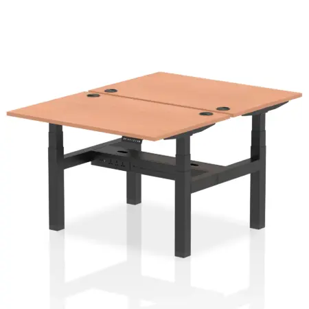 OE - Air Back-to-Back Height Adjustable Bench Desk - 2 Person
