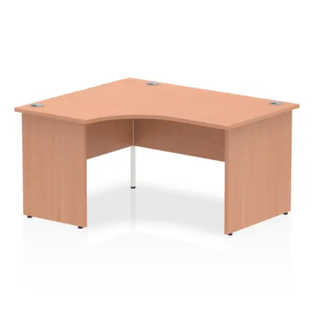 OE - Impulse 1400mm Left Crescent Desk Panel End Leg