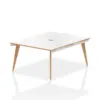 White/Natural Wood