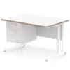 White/Natural Wood