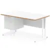 White/Natural Wood