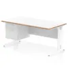White/Natural Wood