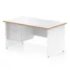 White/Natural Wood