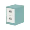 Pastel Turquoise And Satin White