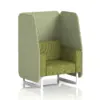 Rivet - Burnish Panels And Olive Sofa