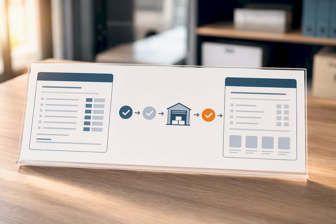 Manifest and condition log workflow illustration