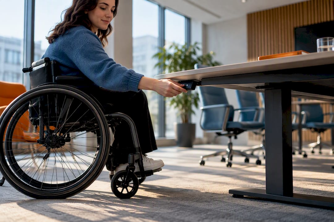3 Specs UK Buyers Must Check for Wheelchair Accessible Meeting Tables