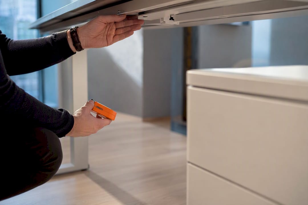 HSE Aligned Standing Desk Storage for Procurement Teams
