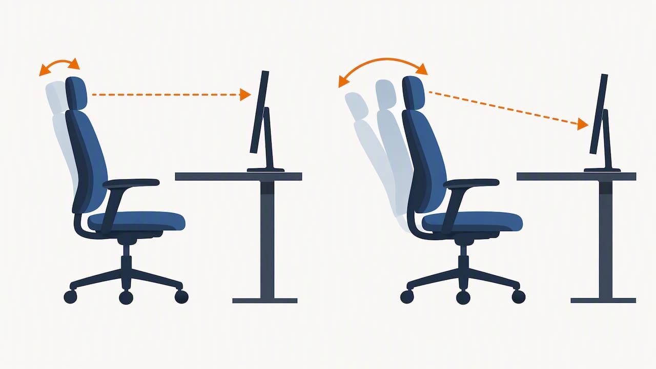 Dynamic chair movement versus stable posture